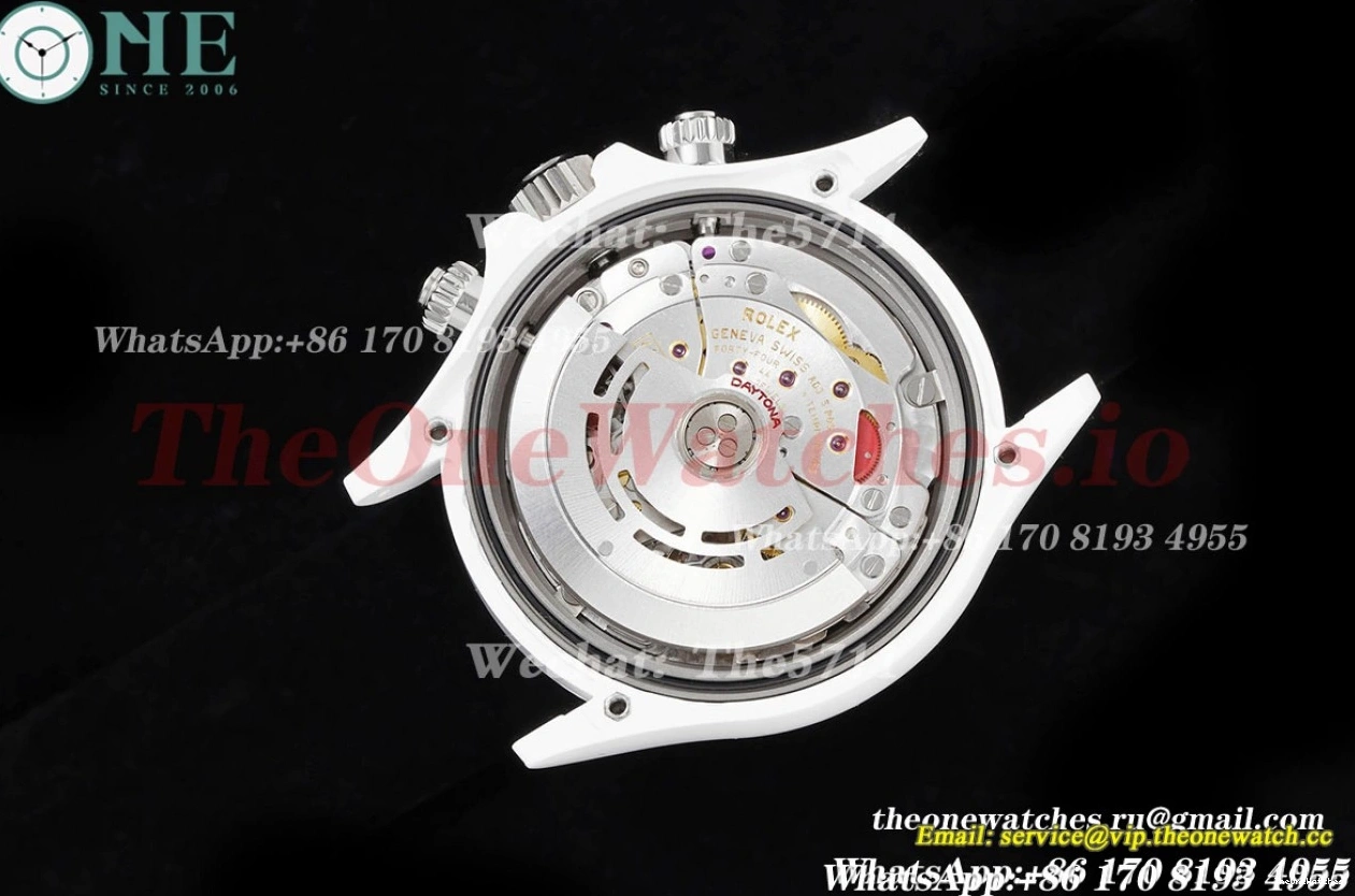 Daytona 40mm Rolex Green Dial SA4130 Cer Cer - AET AETF 0511